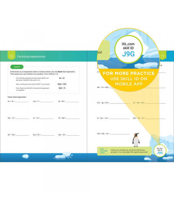 IXL Ultimate Math Workbook Grade 7