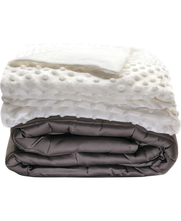 Sootheze Weighted Blanket, 10 Pound, White