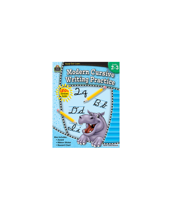 Ready-Set-Learn: Modern Cursive Writing Practice Grd 2-3